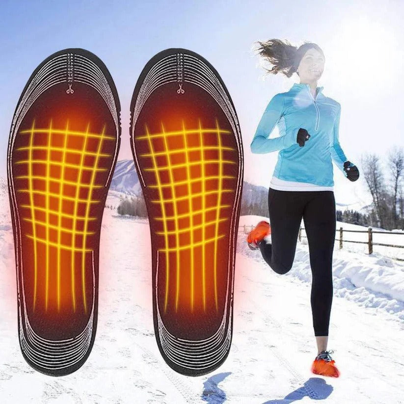 [Hometech] USB Rechargeable Heated Insoles for Warm Foot Comfort in Cold Weather