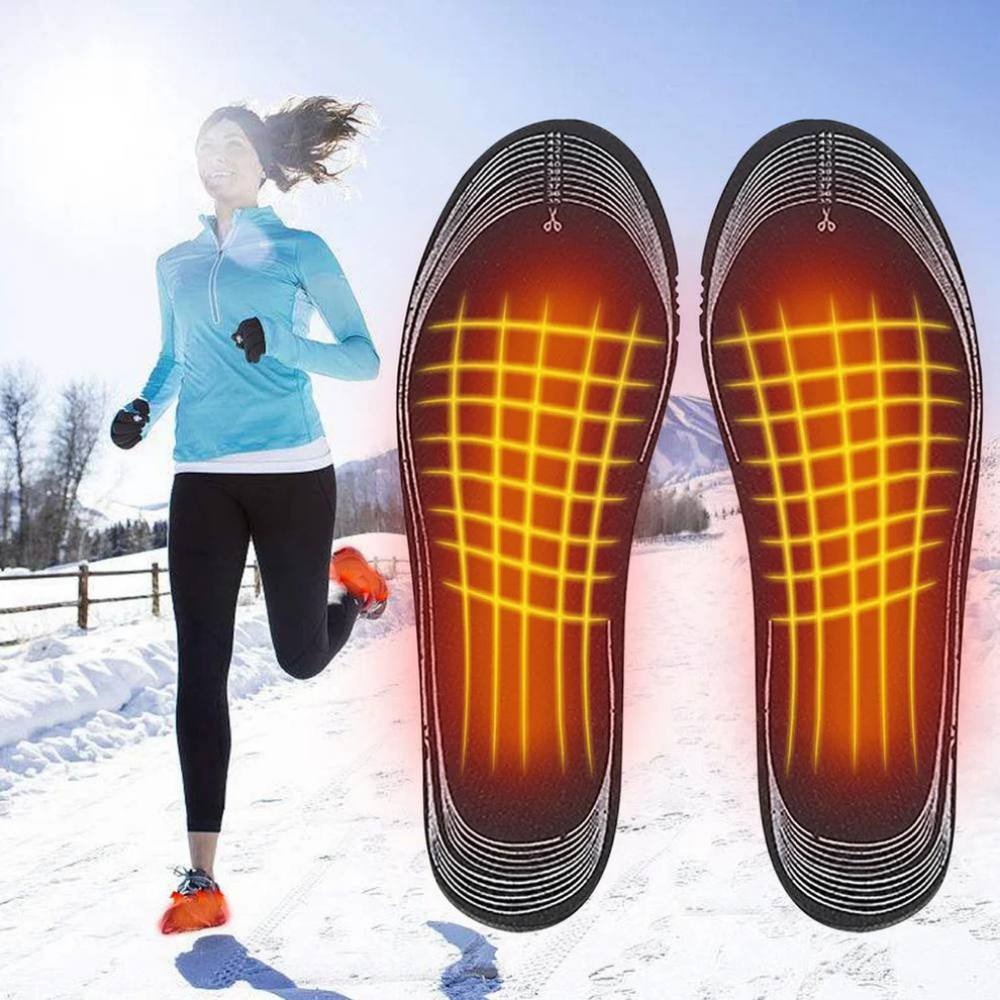 [Hometech] USB Rechargeable Heated Insoles for Warm Foot Comfort in Cold Weather