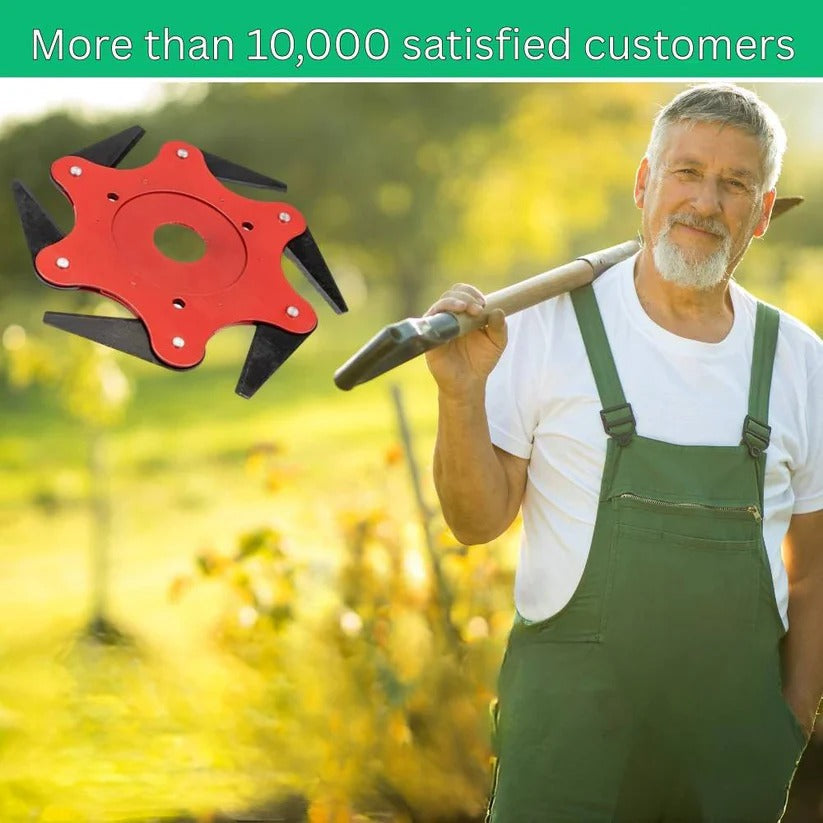 [Hometech] Heavy Duty Brush Cutter Trimmer Head with Universal Fit for Lawn Maintenance