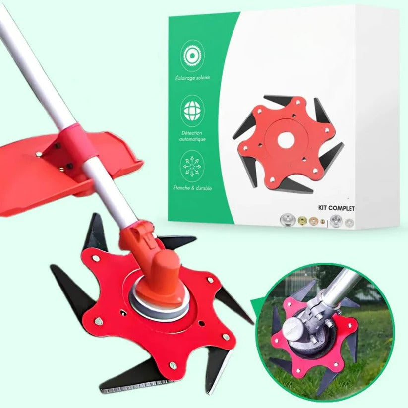 [Hometech] Heavy Duty Brush Cutter Trimmer Head with Universal Fit for Lawn Maintenance