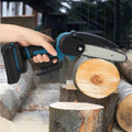 [Hometech] Portable Electric Chainsaw with Fast Precision Cutting for Outdoor Use