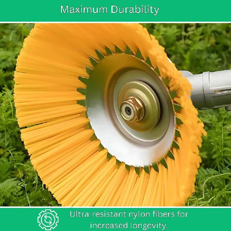 [Hometech] Flexible Nylon Weed Cutter Attachment for Detailed Lawn Edging and Surface Care