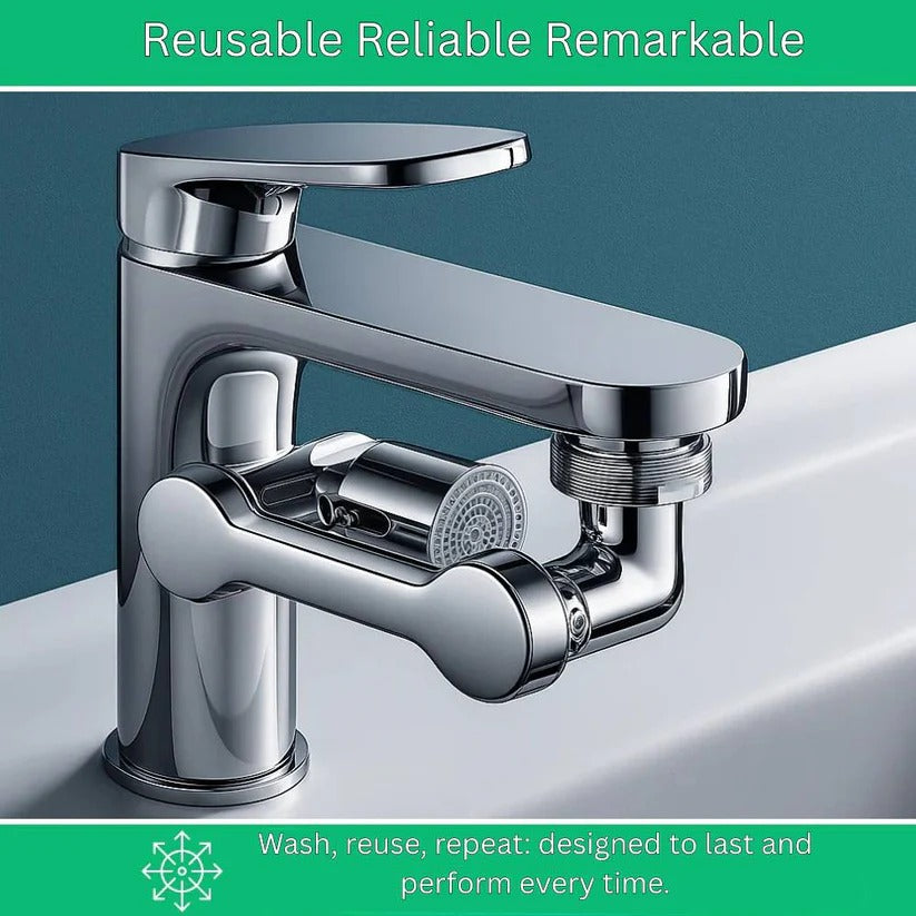 [Hometech] 1440 Degree Rotating Faucet Aerator with Built-In Water Saving Filter