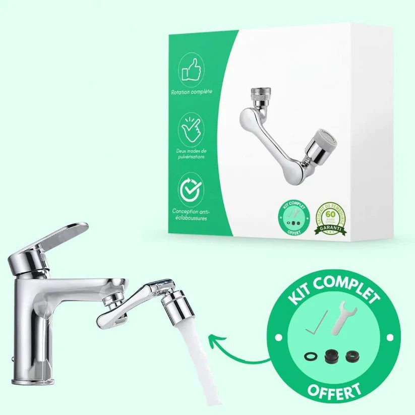 [Hometech] 1440 Degree Rotating Faucet Aerator with Built-In Water Saving Filter