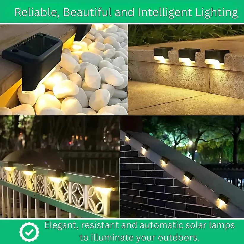 [Hometech] Waterproof Solar Powered LED Outdoor Lights with Automatic Dusk to Dawn Sensor