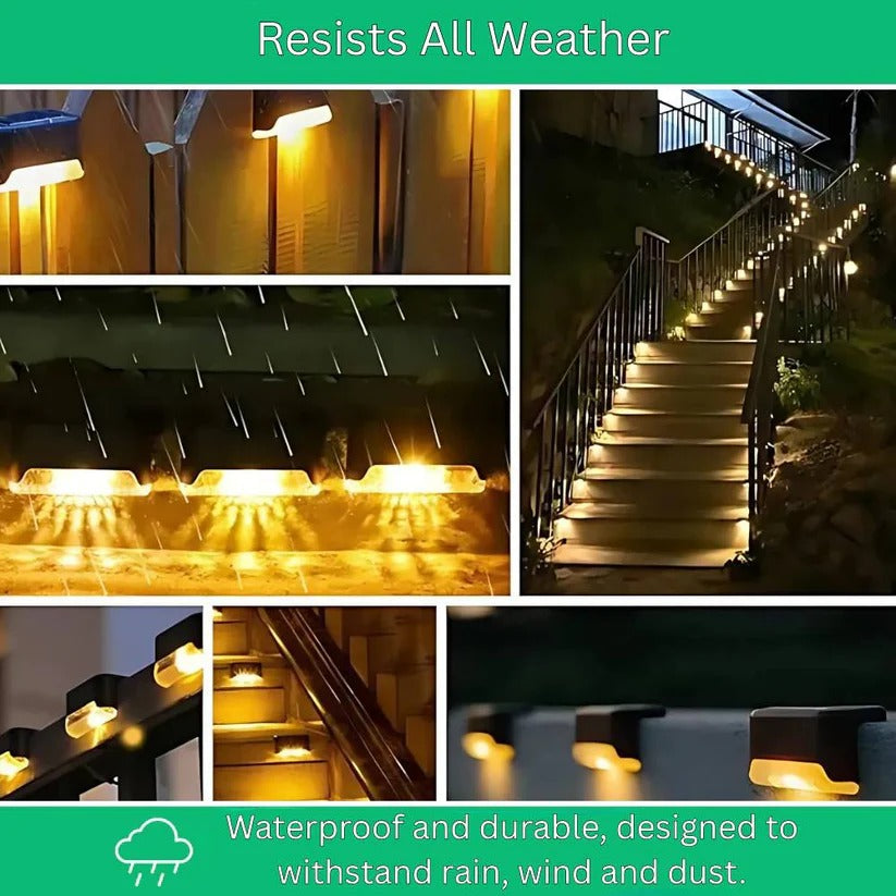 [Hometech] Waterproof Solar Powered LED Outdoor Lights with Automatic Dusk to Dawn Sensor