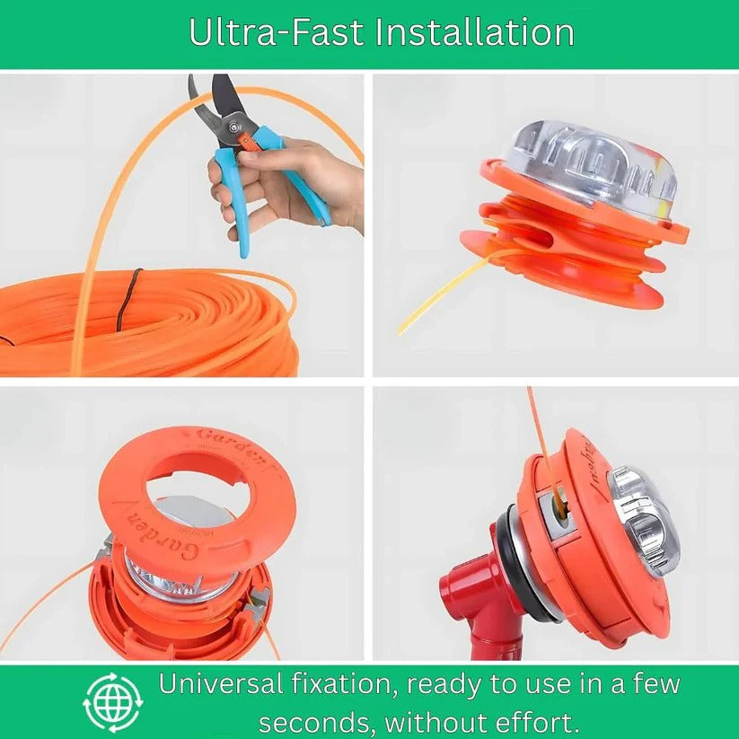 [Hometech] Heavy Duty Steel Blade Brush Cutter Head for Clean and Rapid Vegetation Cutting