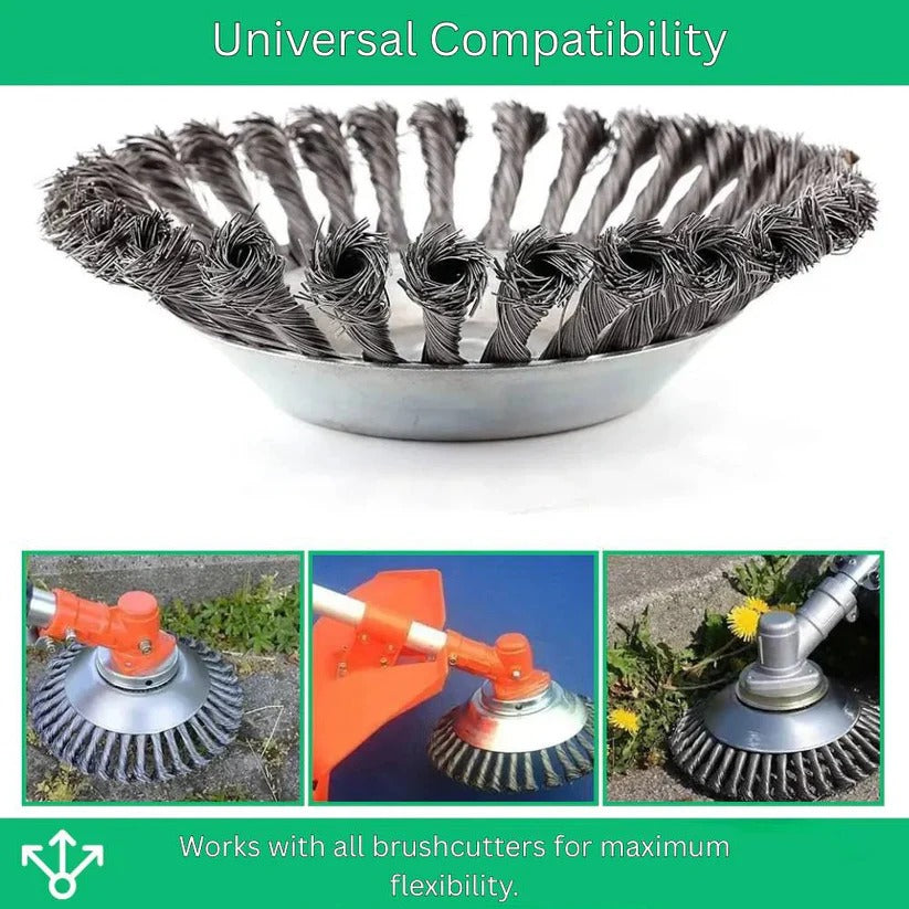 [Hometech] Hardened Steel Weed Trimmer Cutting Head for Clean and Precise Lawn Edging