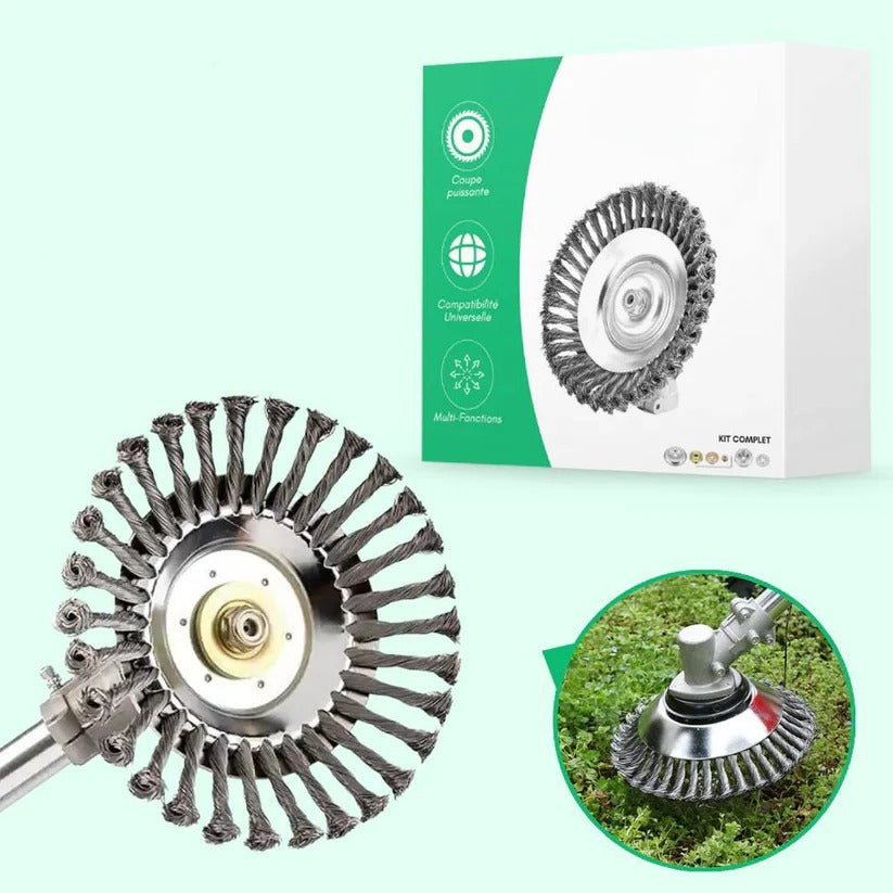 [Hometech] Hardened Steel Weed Trimmer Cutting Head for Clean and Precise Lawn Edging