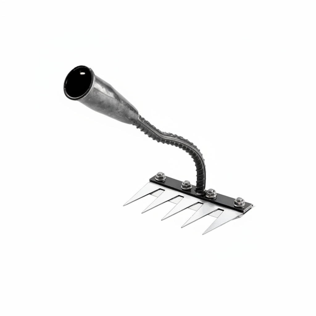 [Hometech] Durable Steel Garden Rake for Effective Weed Removal and Soil Control