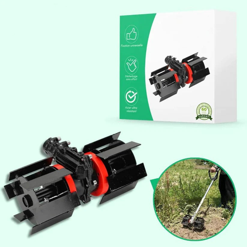 [Hometech] Rolling Weeding Wheel Tool for Efficient Garden Weed Removal and Maintenance