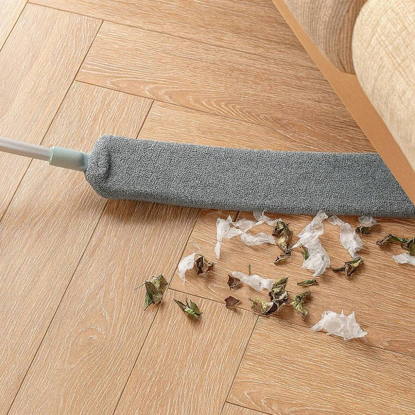 [Hometech] Adjustable Long Reach Flat Duster for High Surfaces and Tight Spaces