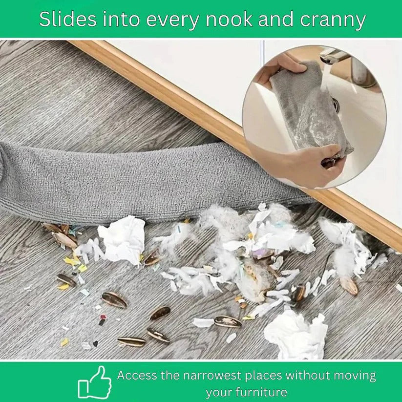 [Hometech] Adjustable Long Reach Flat Duster for High Surfaces and Tight Spaces