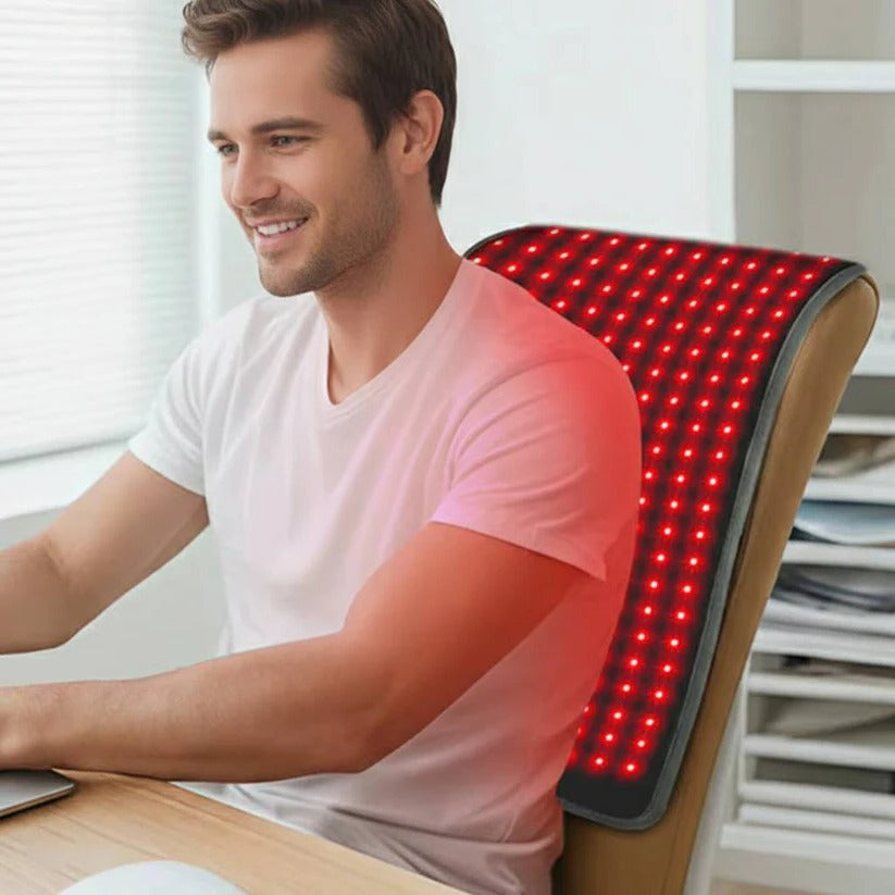 [Hometech] Dual Wavelength Infrared Red Light Therapy Wrap Pad with 660nm and 850nm LED