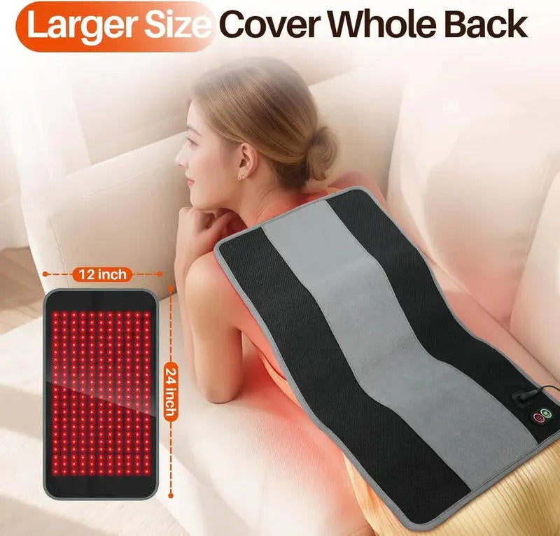 [Hometech] Dual Wavelength Infrared Red Light Therapy Wrap Pad with 660nm and 850nm LED