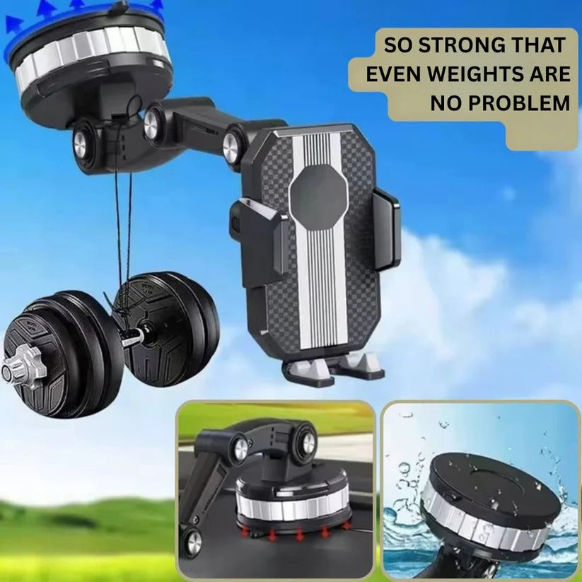 [Hometech] 360 Degree Rotating Car Phone Holder with Suction Cup Base