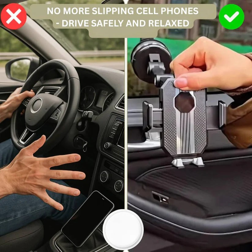 [Hometech] 360 Degree Rotating Car Phone Holder with Suction Cup Base