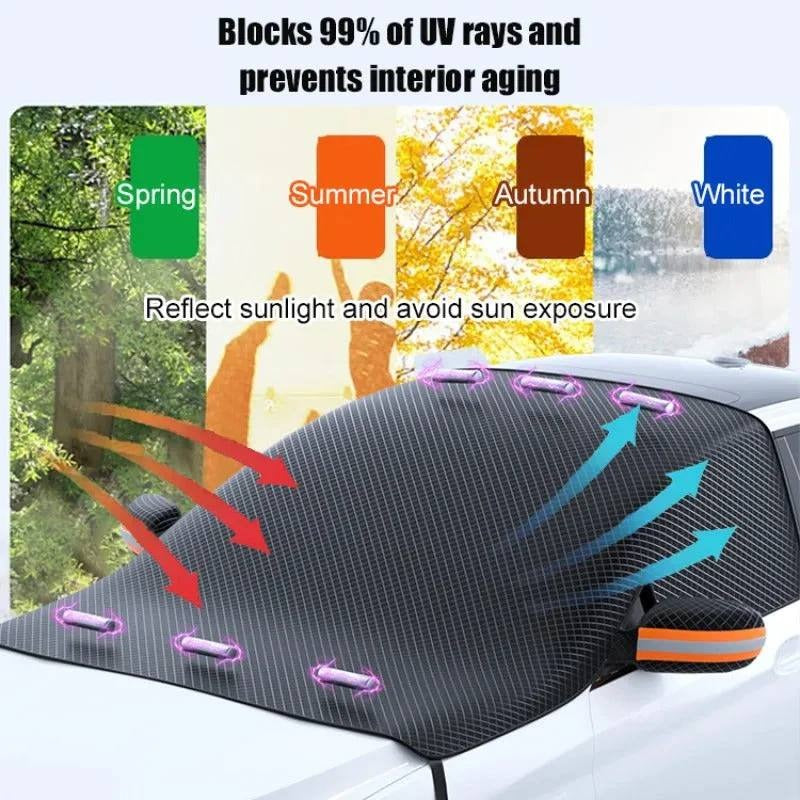 [Hometech] Waterproof Magnetic Car Windshield Cover for Snow and Ice