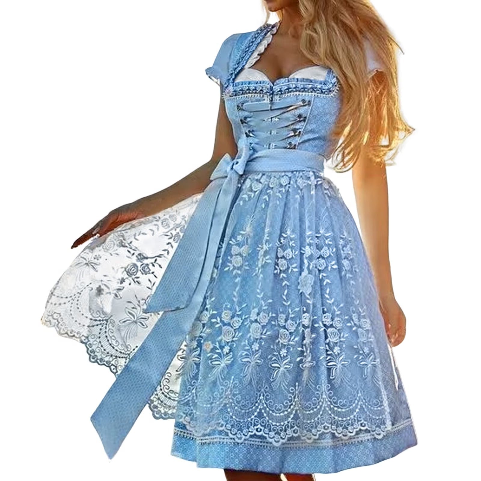 [Hometech] Traditional Bavarian Oktoberfest Dress for Women