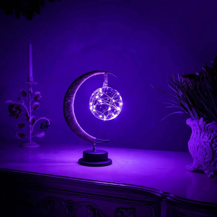 [Hometech] 3D Moon Lamp with Detailed Celestial Surface Design