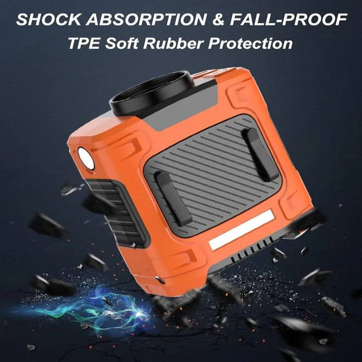 [Hometech] Rechargeable Mini Fan with Handheld Design and LED Light