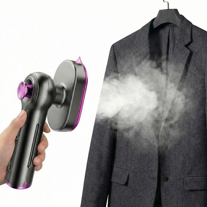 [Hometech] Portable Garment Steamer with Rotating Handle and Visible Water Tank