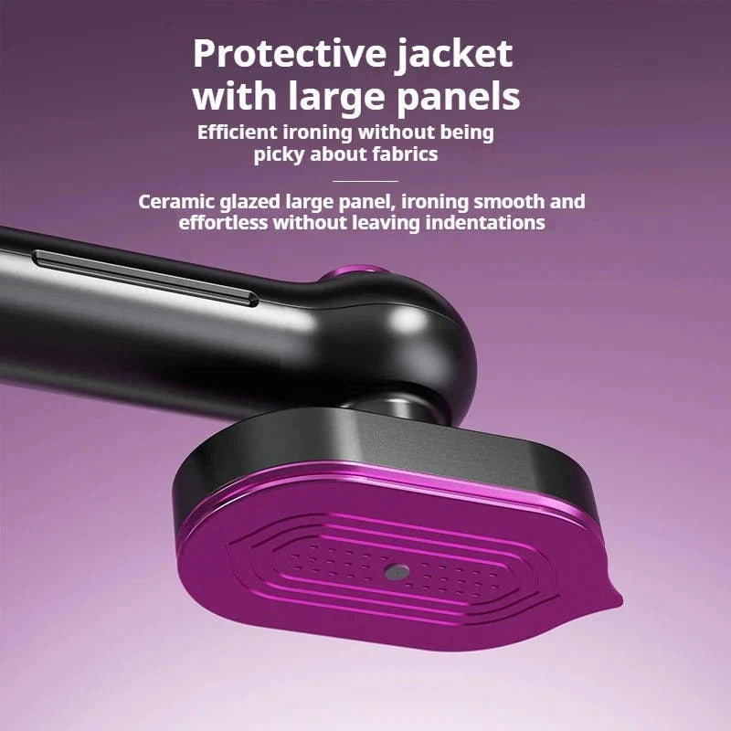 [Hometech] Portable Garment Steamer with Rotating Handle and Visible Water Tank