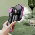 [Hometech] Portable Garment Steamer with Rotating Handle and Visible Water Tank