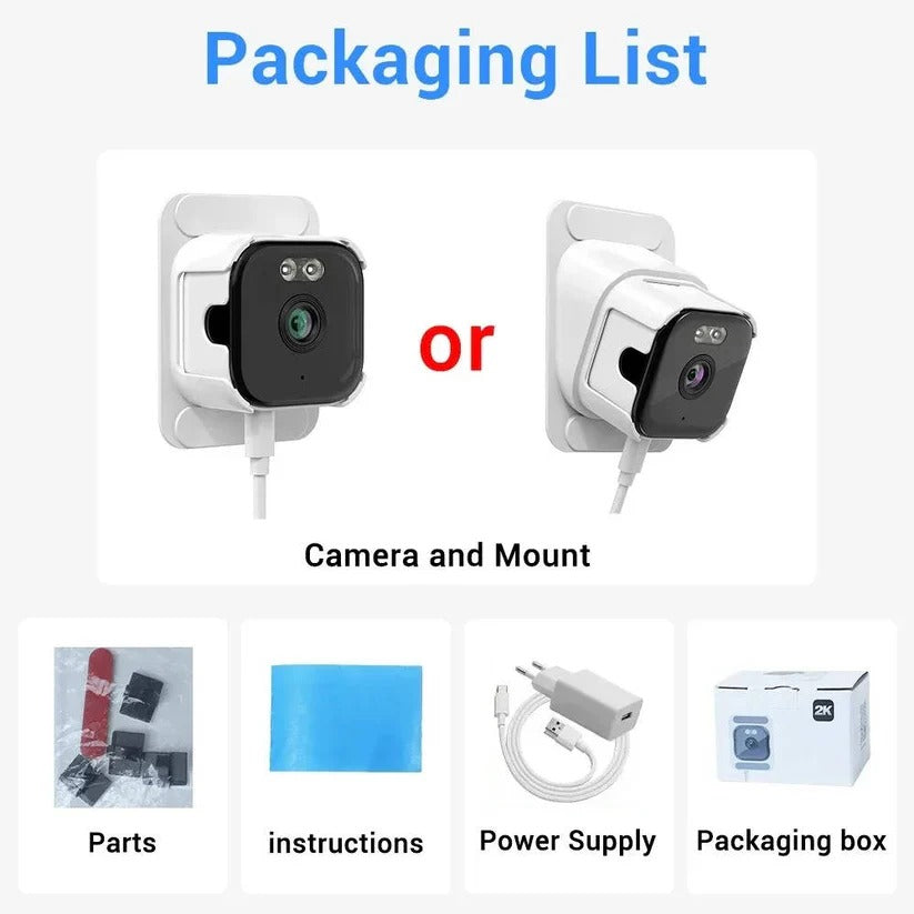 [Hometech] Wi Fi Window Camera with Color Night Vision and Two Way Audio