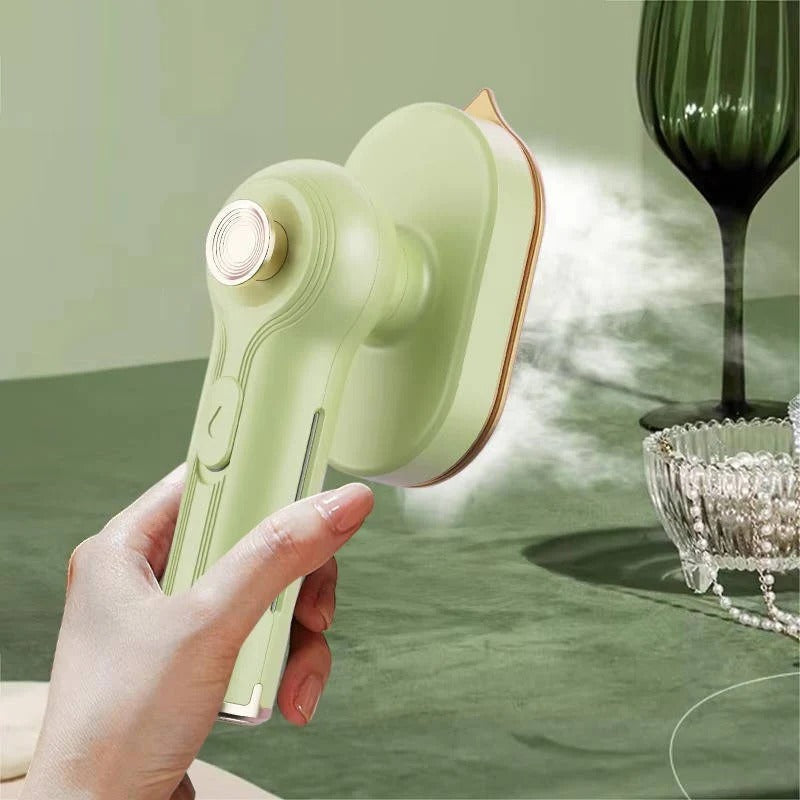 [Hometech] Portable Garment Steamer with Rotating Handle and Visible Water Tank