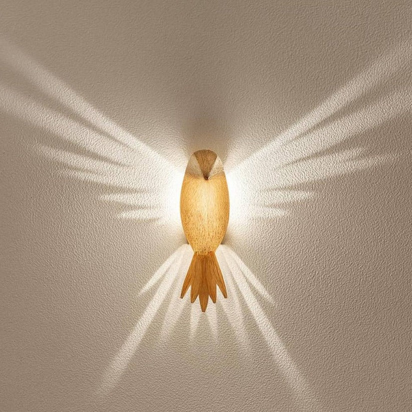 [Hometech] 3D Bird Wing Projection Wall Light for Indoor Decorative Lighting