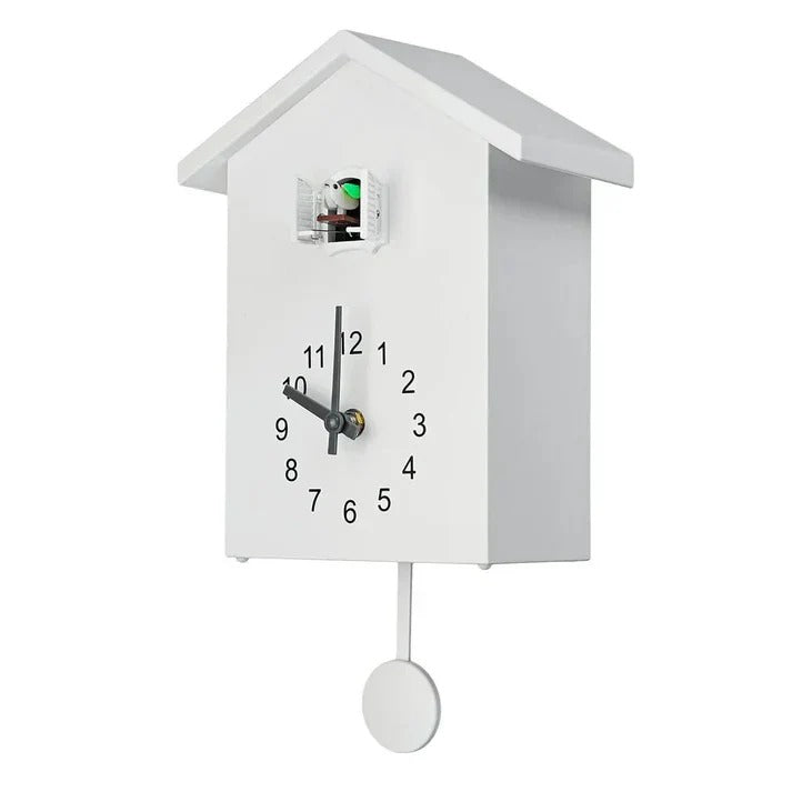 [Hometech] Ornamental Wall Clock with Bird Accent and Adjustable Sound