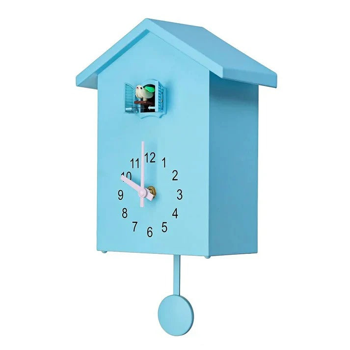 [Hometech] Ornamental Wall Clock with Bird Accent and Adjustable Sound