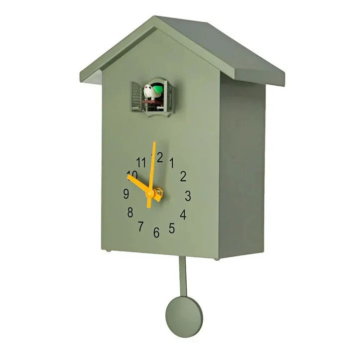 [Hometech] Ornamental Wall Clock with Bird Accent and Adjustable Sound