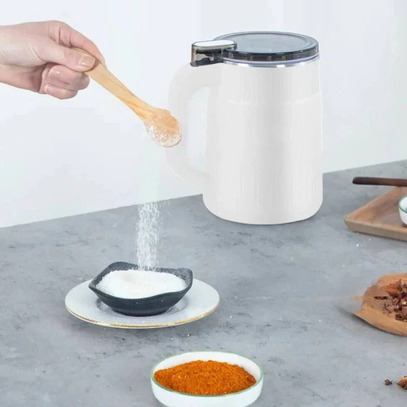 [Hometech] Compact Electric Grain Mill for Fresh Flour and Cereal Grinding