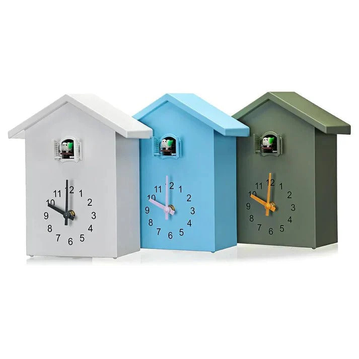 [Hometech] Ornamental Wall Clock with Bird Accent and Adjustable Sound
