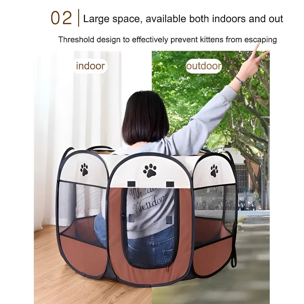 [Hometech] Indoor Outdoor Pet Tent for Cats and Small Dogs