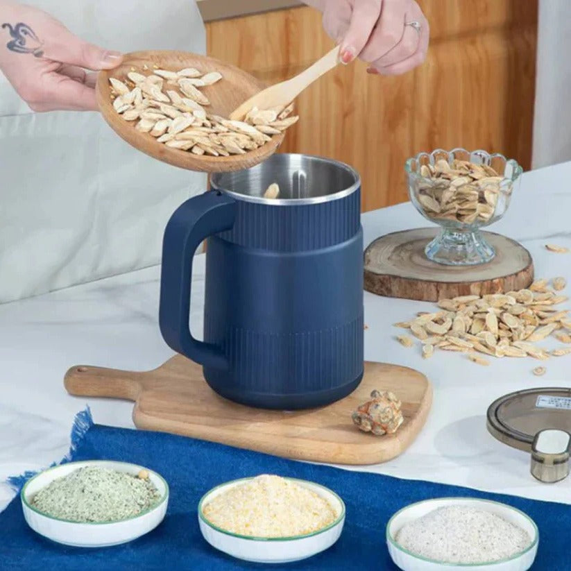 [Hometech] Compact Electric Grain Mill for Fresh Flour and Cereal Grinding