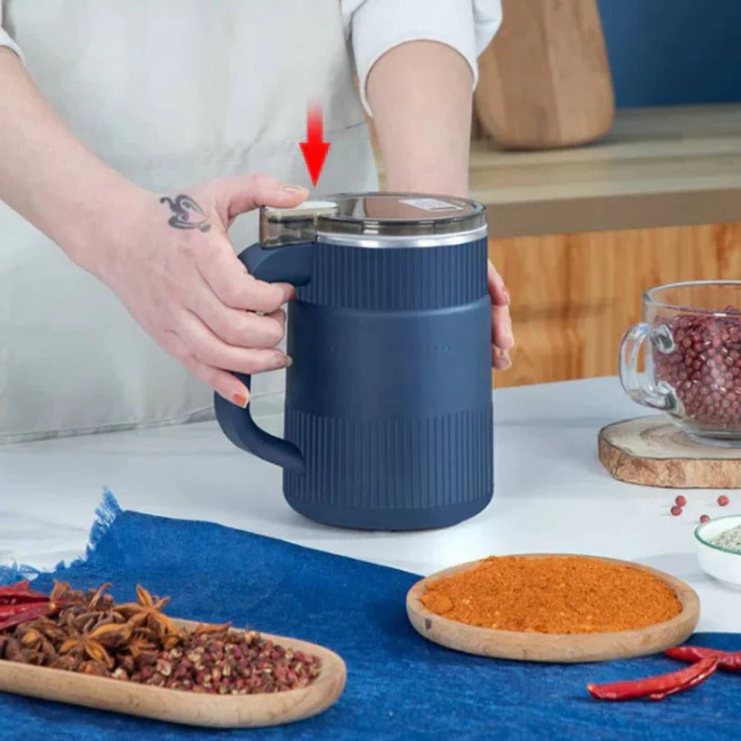 [Hometech] Compact Electric Grain Mill for Fresh Flour and Cereal Grinding