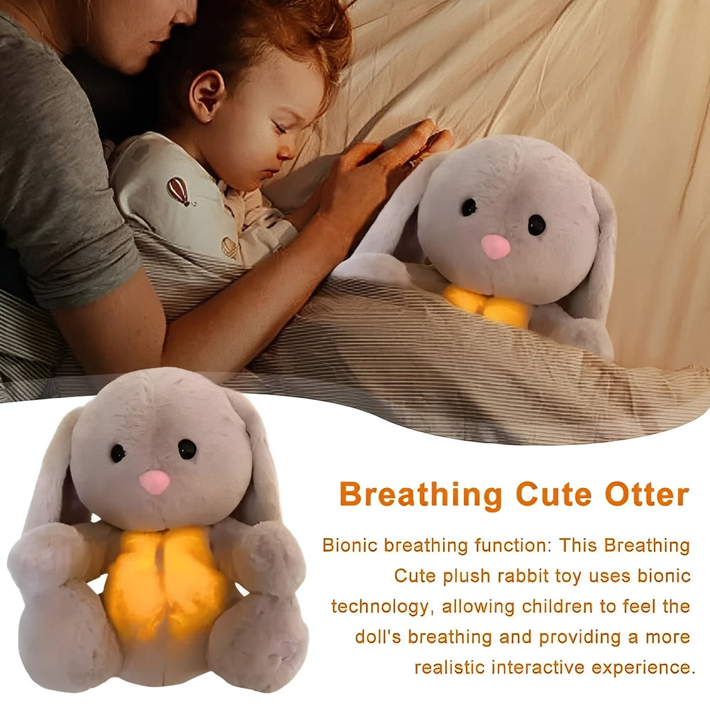 [Hometech] Stuffed Animal Bunny with Breathing Motion Feature