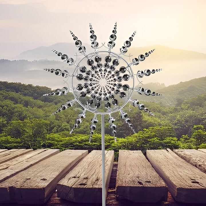 [Hometech] Anti Rust Magical Metal Windmill, Kinetic Metal Wind Spinners