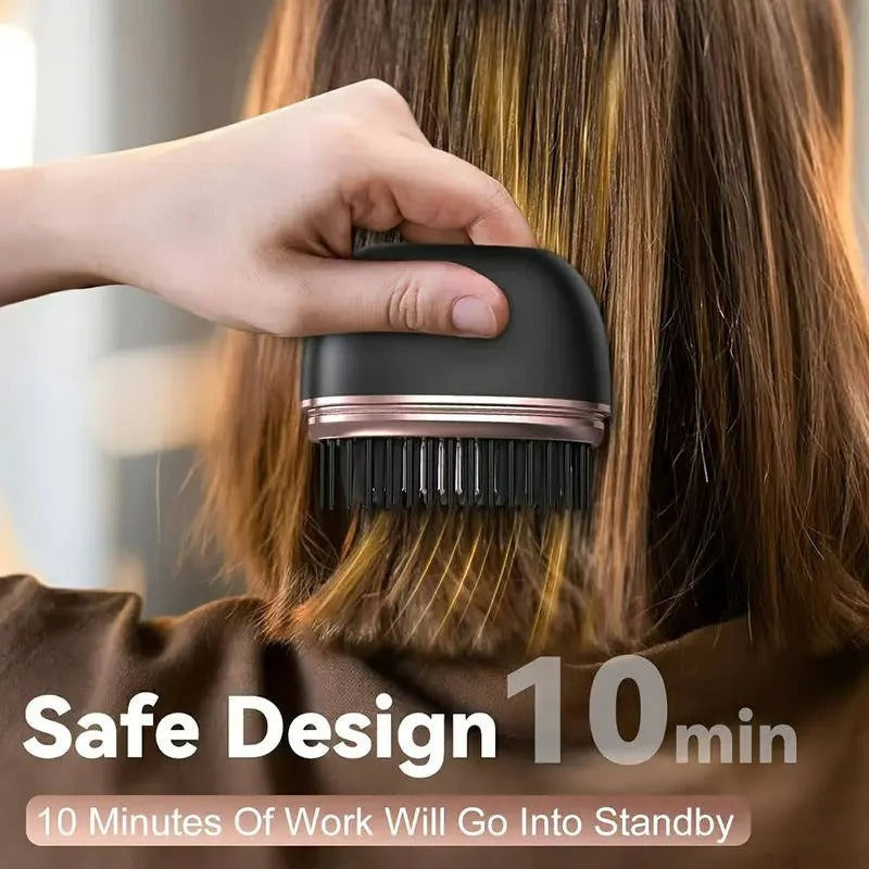 [Hometech] Compact Cordless Heated Straightening Comb, USB Rechargeable