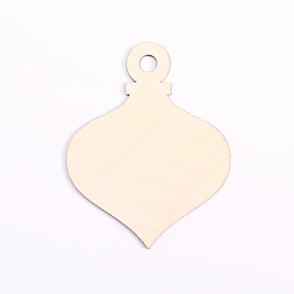 [Hometech] Unfinished Wooden Ornament Blanks for DIY Crafts, 10 Piece Set
