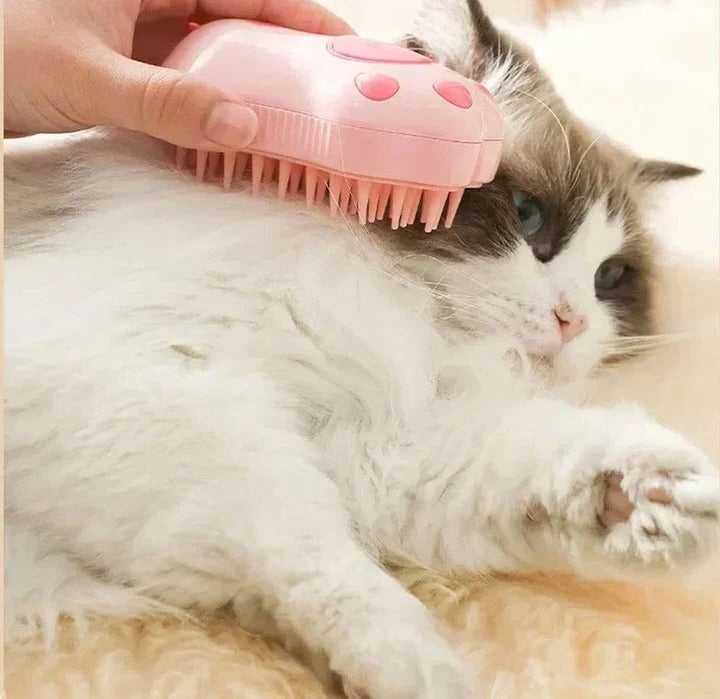 [Hometech] Steam Pet Grooming Brush for Dogs