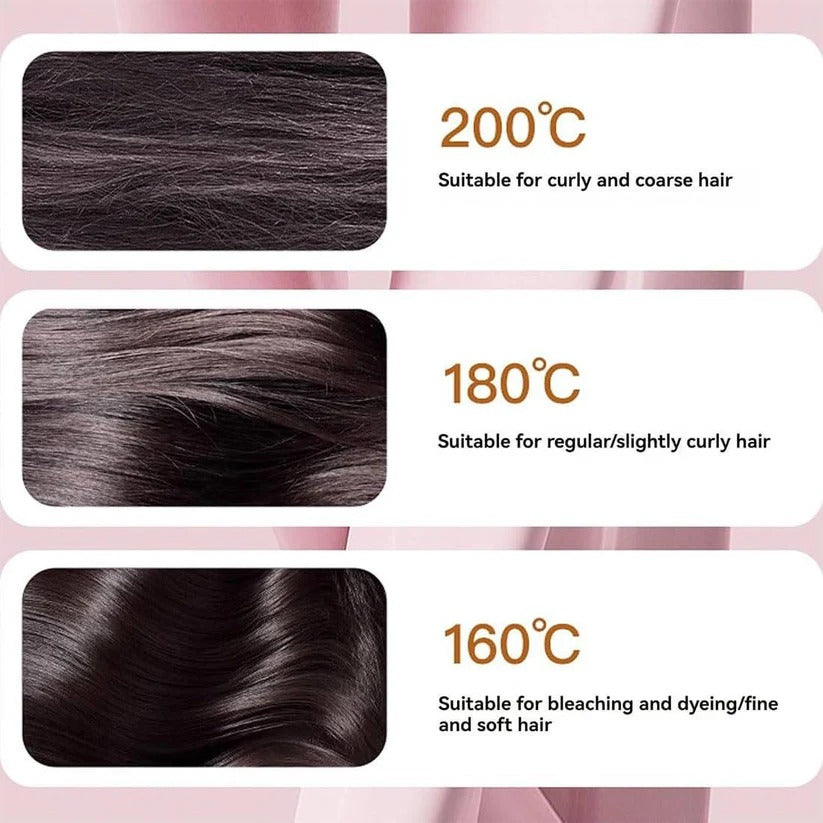 [Hometech] Compact Cordless Heated Straightening Comb, USB Rechargeable