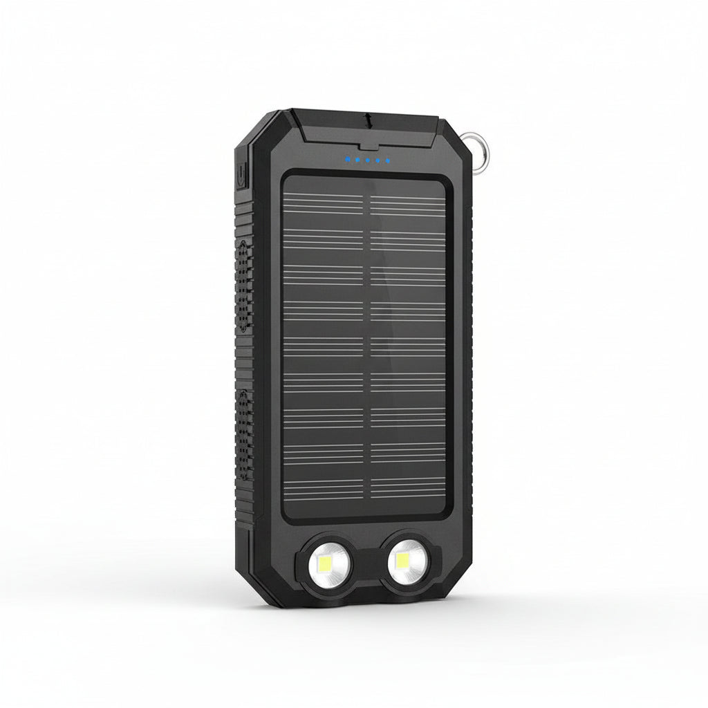[Hometech] Solar Power Bank Charger with Waterproof Design