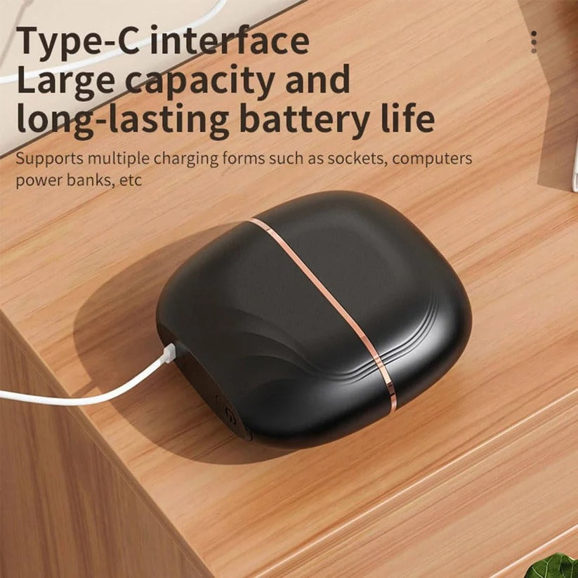 [Hometech] Compact Cordless Heated Straightening Comb, USB Rechargeable