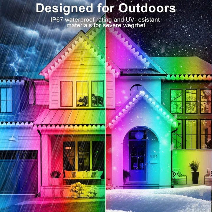 [Hometech] Outdoor Soffit LED Lighting Kit App Controlled Design