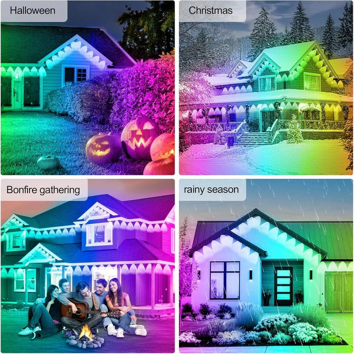 [Hometech] Outdoor Soffit LED Lighting Kit App Controlled Design