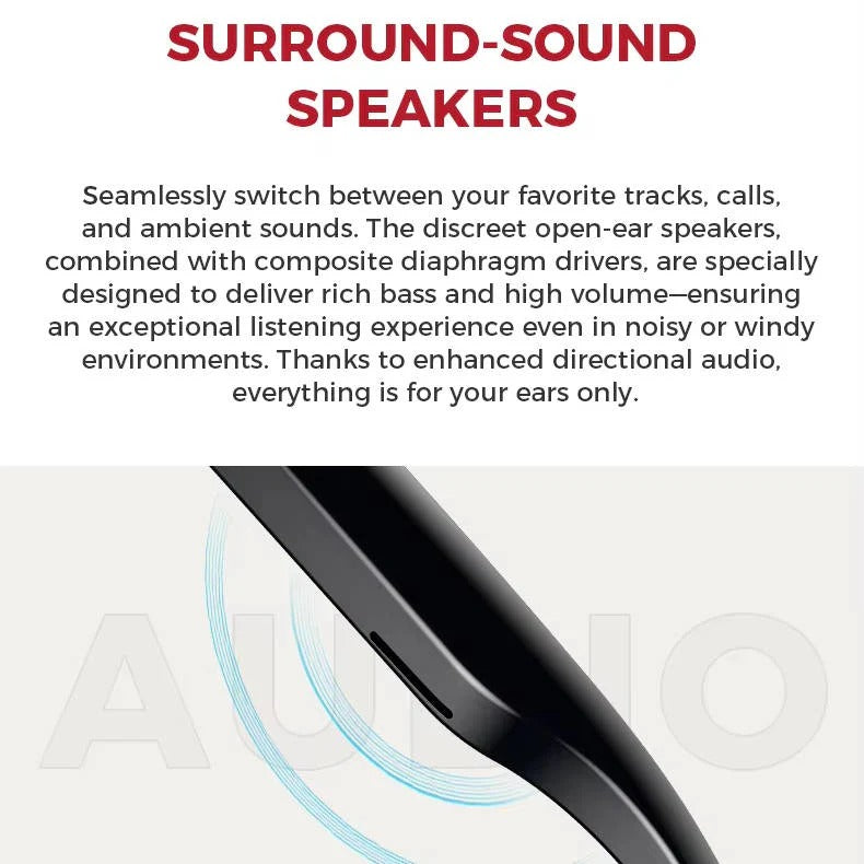 [Hometech] Smart Glasses with Built In Video Camera and Bluetooth Audio